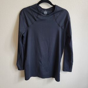 Tommie Copper Shirt Mens XL Black Shoulder Support Compression Long Sleeve.
